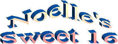 Noelle's
Sweet 16